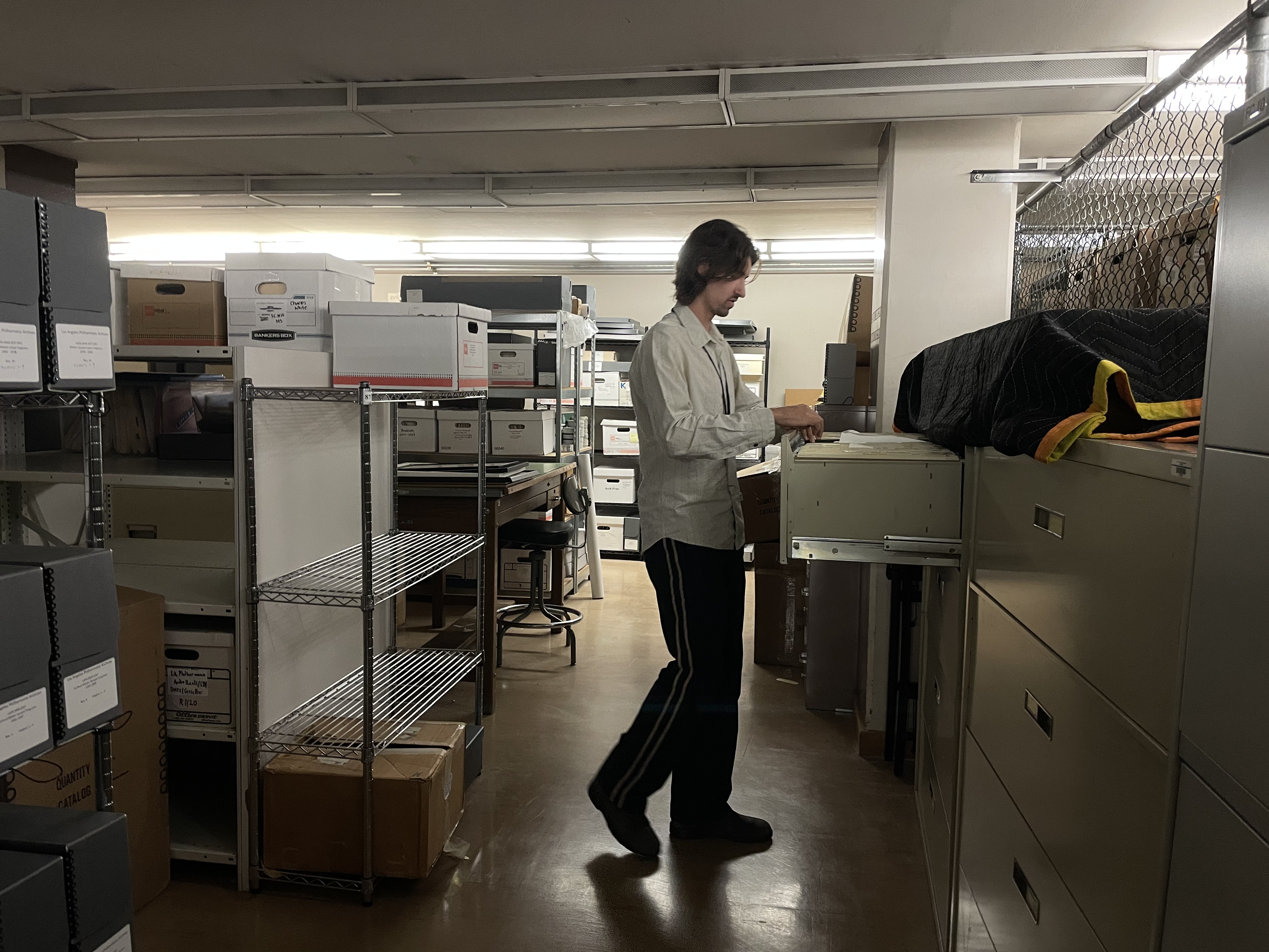 An information professional at work.